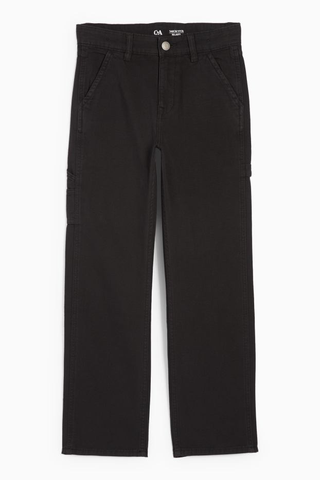 Copii - Băieți - Pantaloni de stofă - negru
