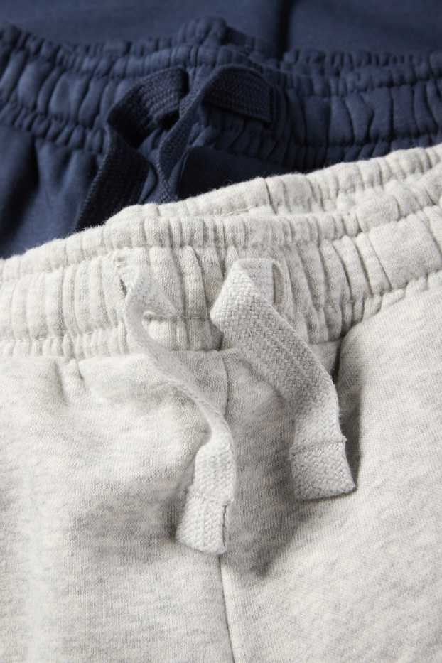 Copii - Băieți - Multipack 2 perechi - pantaloni de trening - albastru închis