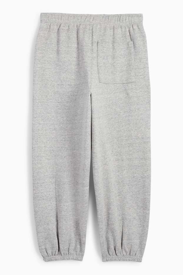 Copii - Băieți - Pantaloni de trening - gri deschis melanj