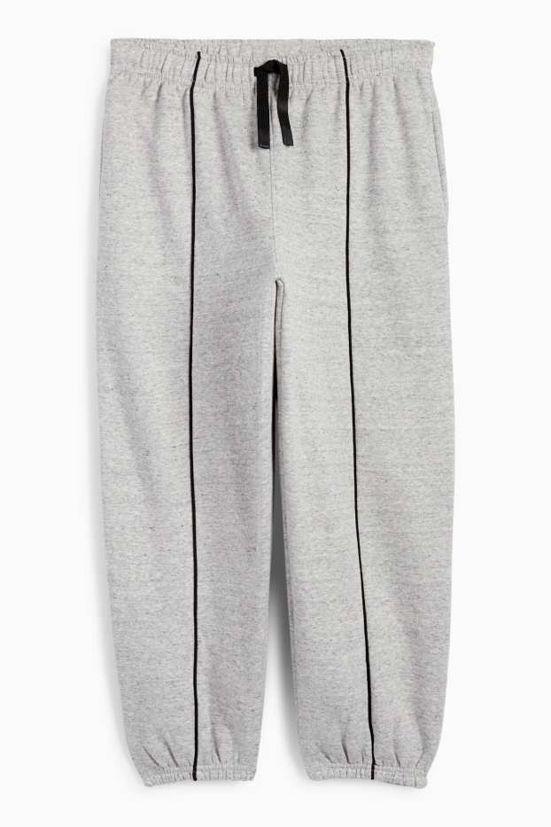 Copii - Băieți - Pantaloni de trening - gri deschis melanj