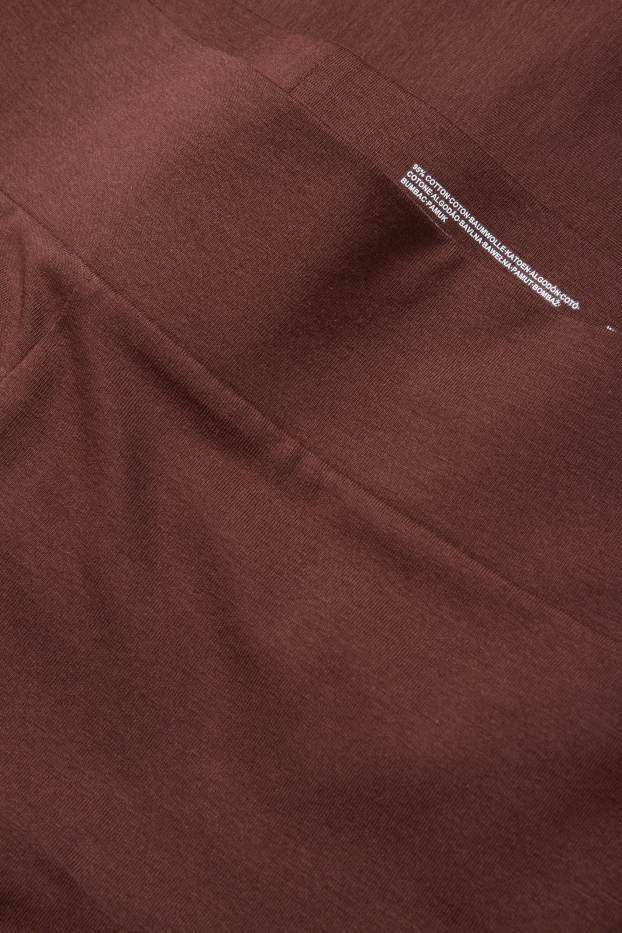 Dámské - Legíny - tmavohnědá