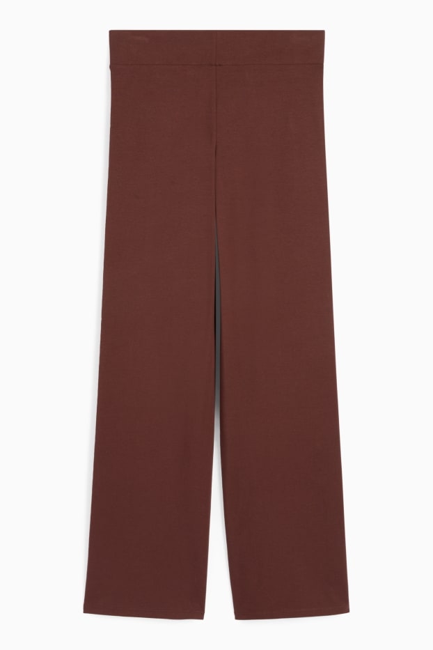 Dámské - Legíny - tmavohnědá