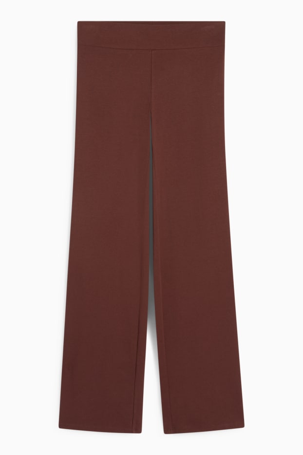 Dámské - Legíny - tmavohnědá