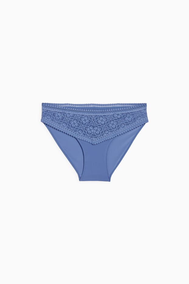 Damen - Slip - blau
