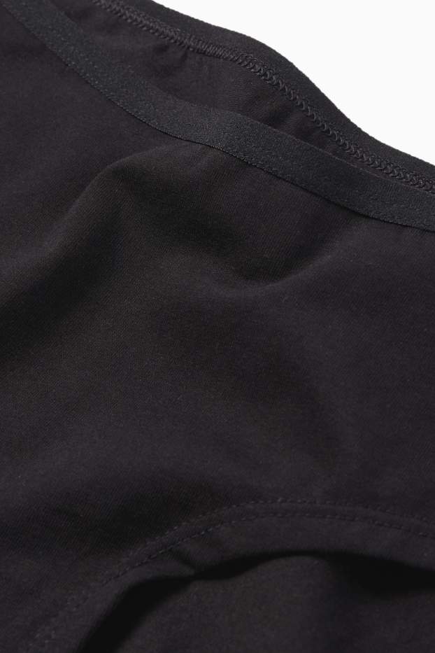 Dámské - Multipack 3 ks - kalhotky hipster - černá