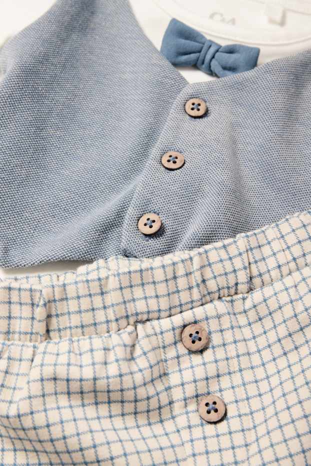 Baby Boys - Baby outfit - 2 piece - cremewhite