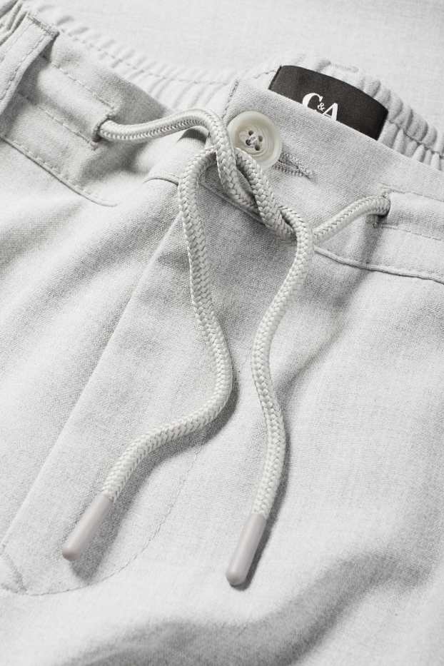 Bărbați - Chino - tapered fit - gri deschis