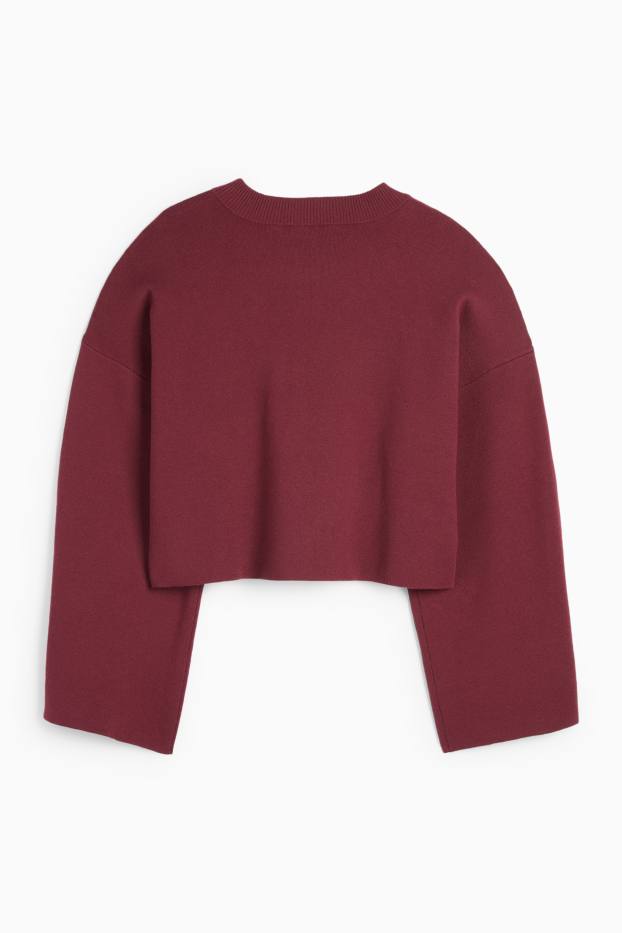 Femei - Pulover - bordo