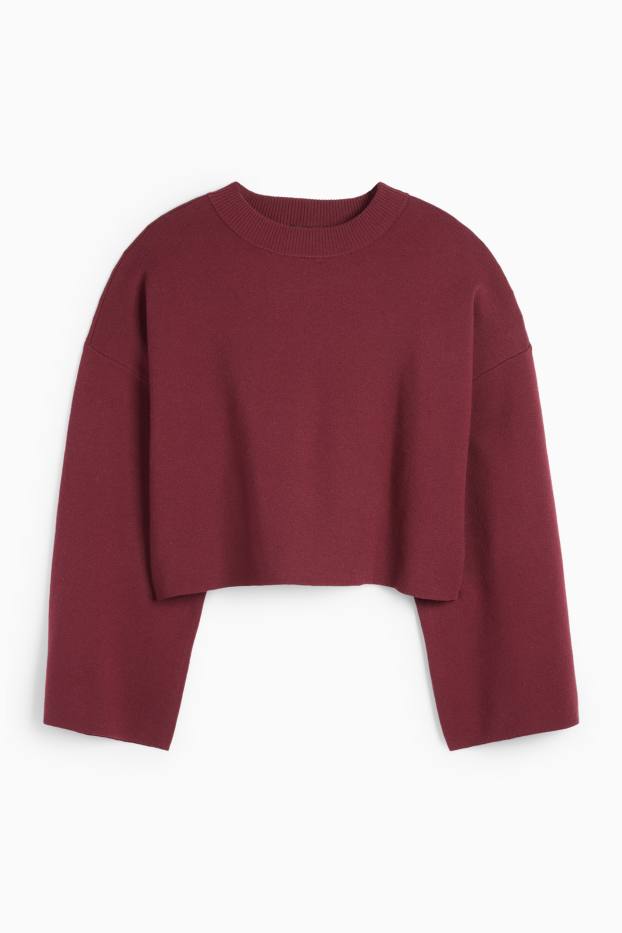 Femei - Pulover - bordo