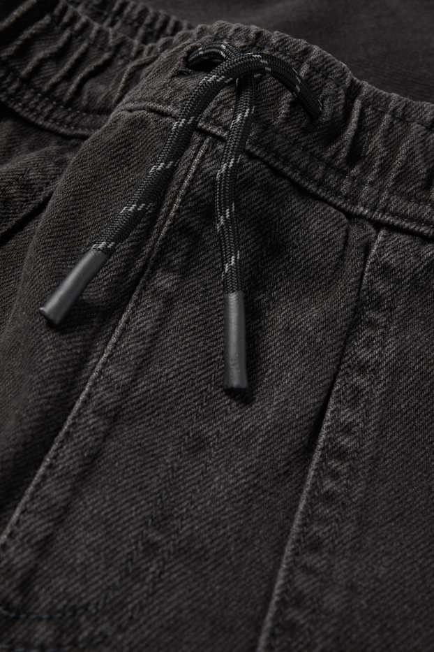 Copii - Băieți - Cargo jeans - negru