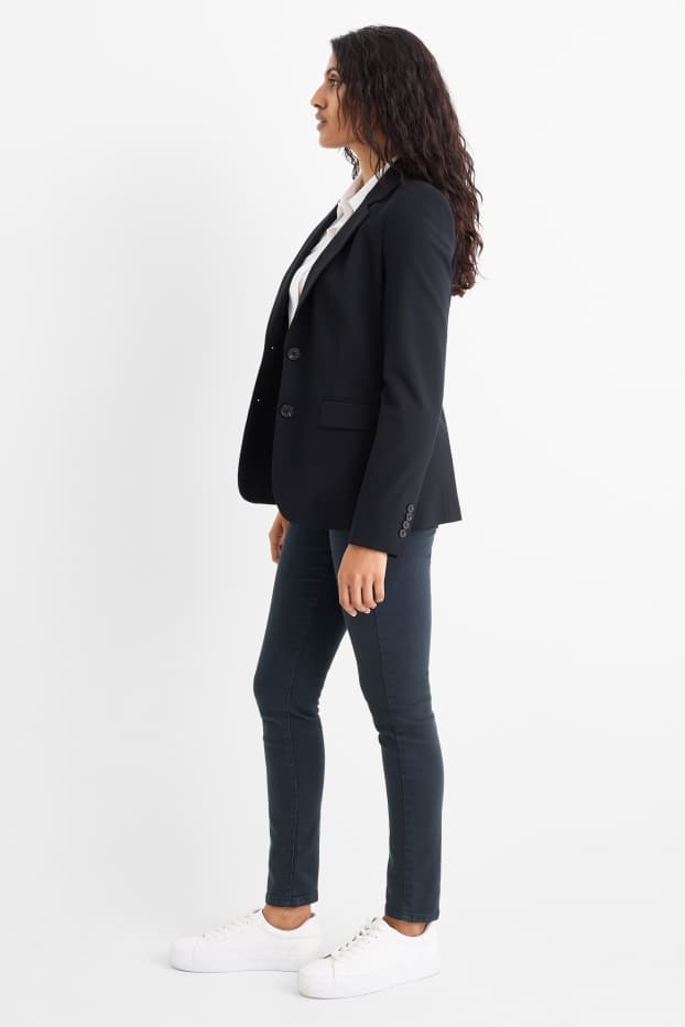 Femei - Jegging jeans - talie înaltă - denim-albastru închis