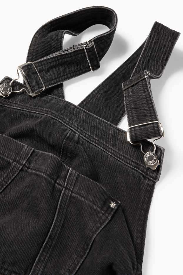 Femei - Salopetă din denim gravide - denim-gri închis