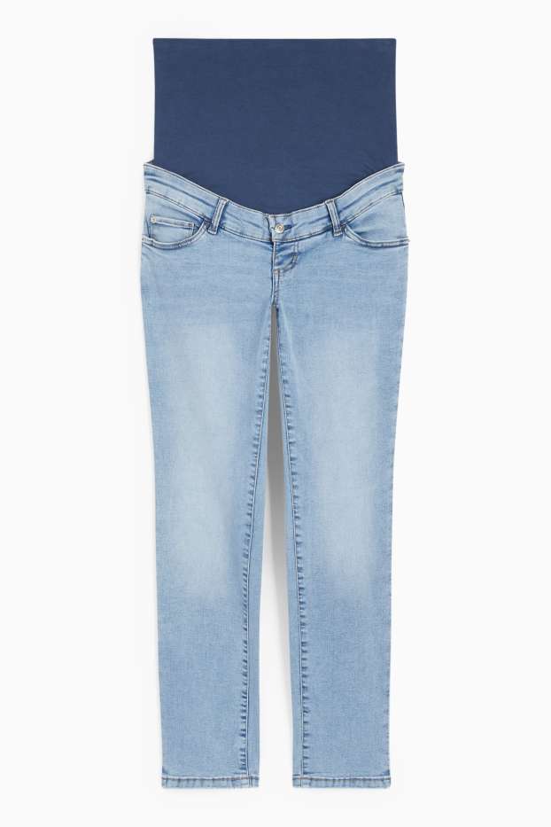 Femei - Jeans gravide - slim jeans - LYCRA® - denim-albastru deschis