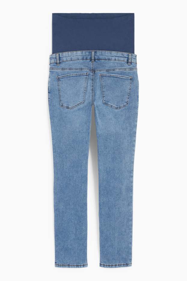 Femei - Jeans gravide - slim jeans - LYCRA® - denim-albastru