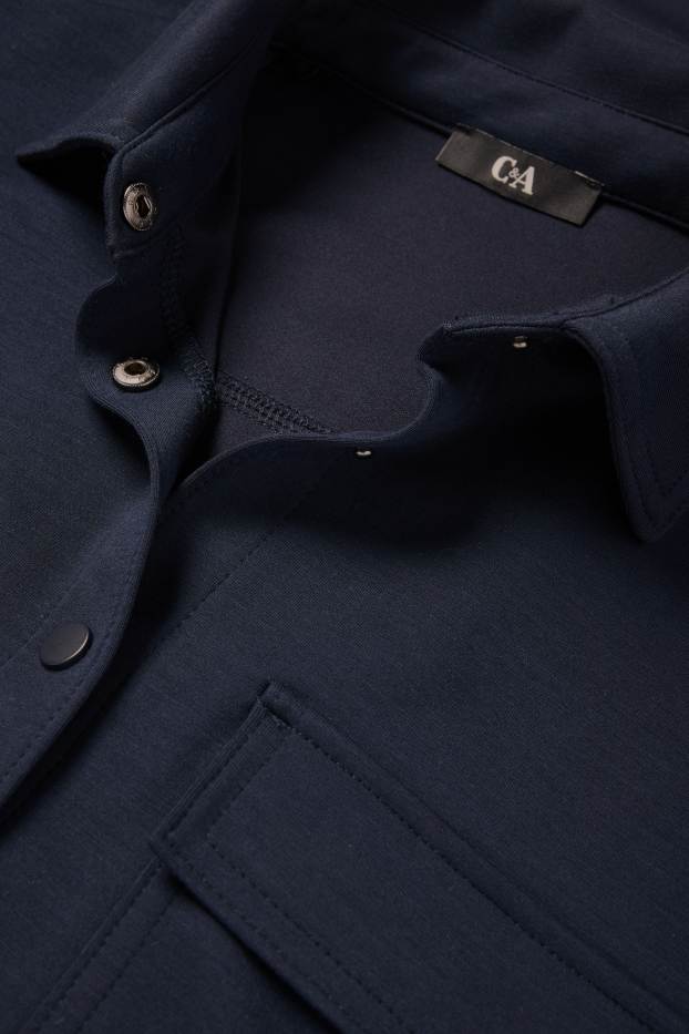 Damen - Hemdbluse - dunkelblau