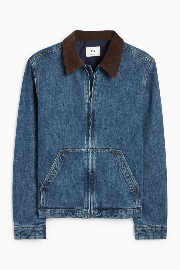 Bărbați - Jachetă din denim - denim-albastru
