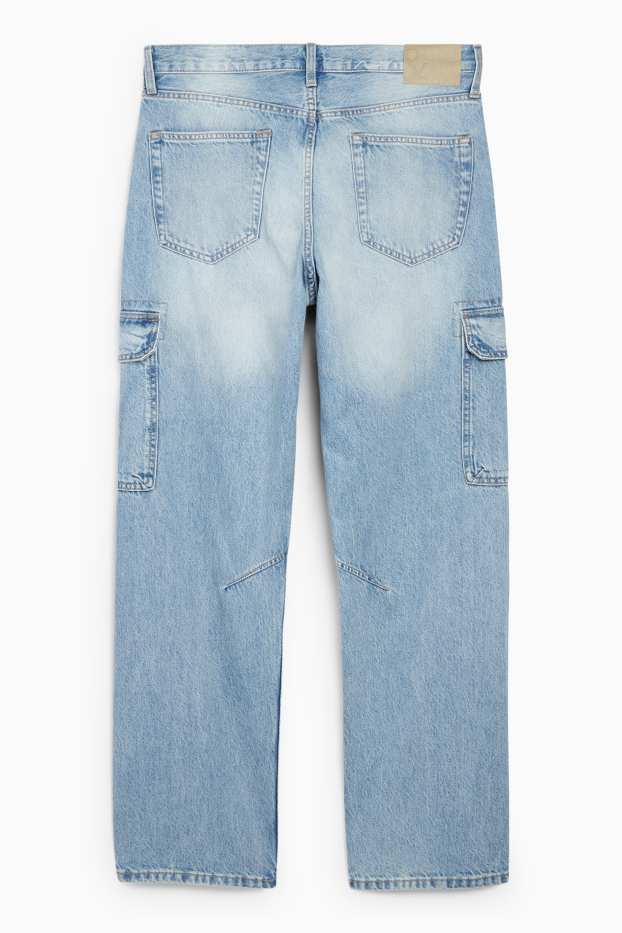 Bărbați - Cargo jeans - denim-albastru deschis
