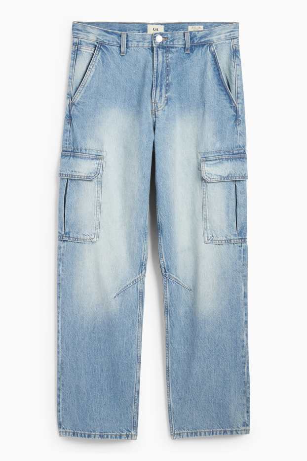 Bărbați - Cargo jeans - denim-albastru deschis