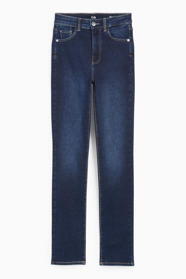 Femei - Slim jeans - talie înaltă - LYCRA® - denim-albastru închis