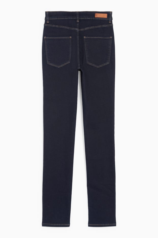 Femei - Slim jeans - talie înaltă - LYCRA® - denim-albastru închis