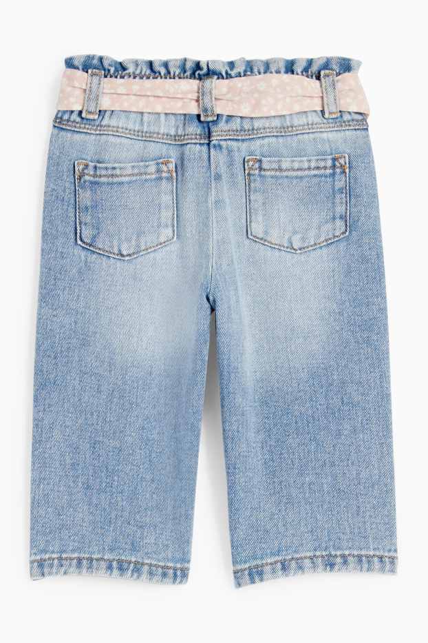 Bebeluși - fete - Wide leg jeans bebeluși - denim-albastru deschis