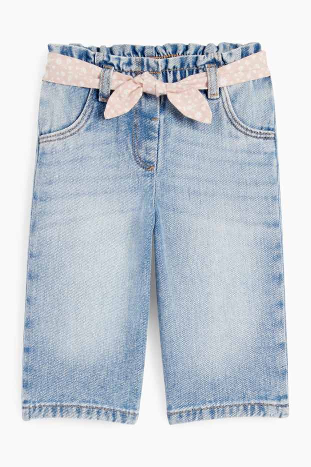 Bebeluși - fete - Wide leg jeans bebeluși - denim-albastru deschis