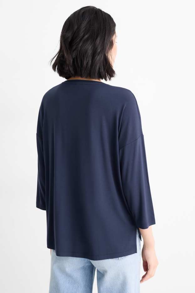 Femei - Tricou - regular fit - albastru închis