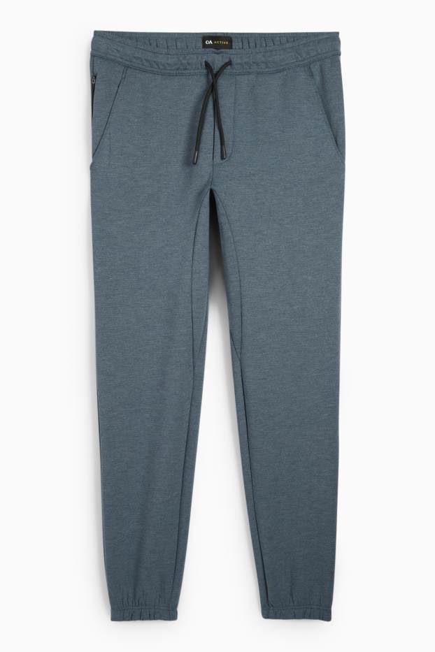 Bărbați - Pantaloni de trening funcționali - albastru închis