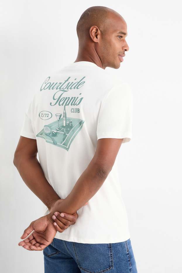 Bărbați - Tricou - regular fit - alb
