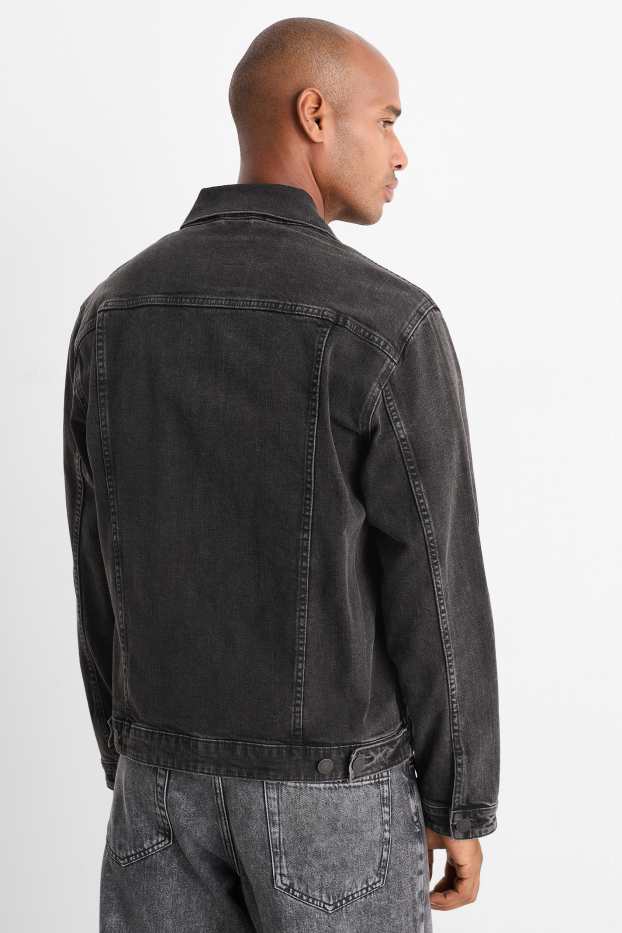 Bărbați - Jachetă din denim - denim-gri închis