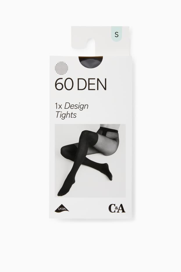 Femei - Dresuri - LYCRA® - 60 DEN - negru