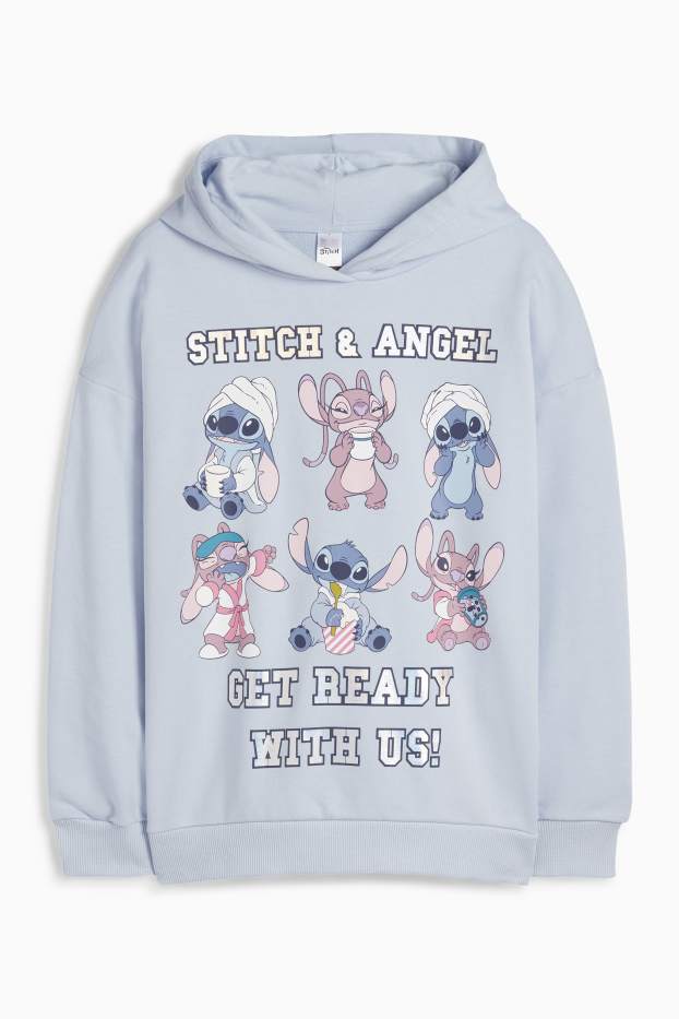 Copii - Fete - Lilo & Stitch - hanorac - albastru deschis