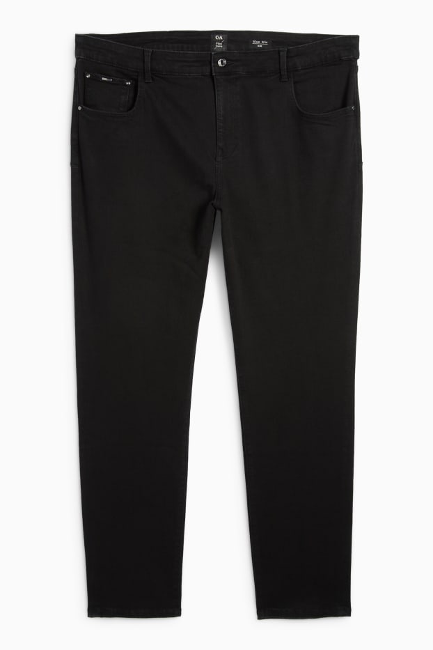 Femei - Slim jeans - talie medie - jeans modelatori - negru