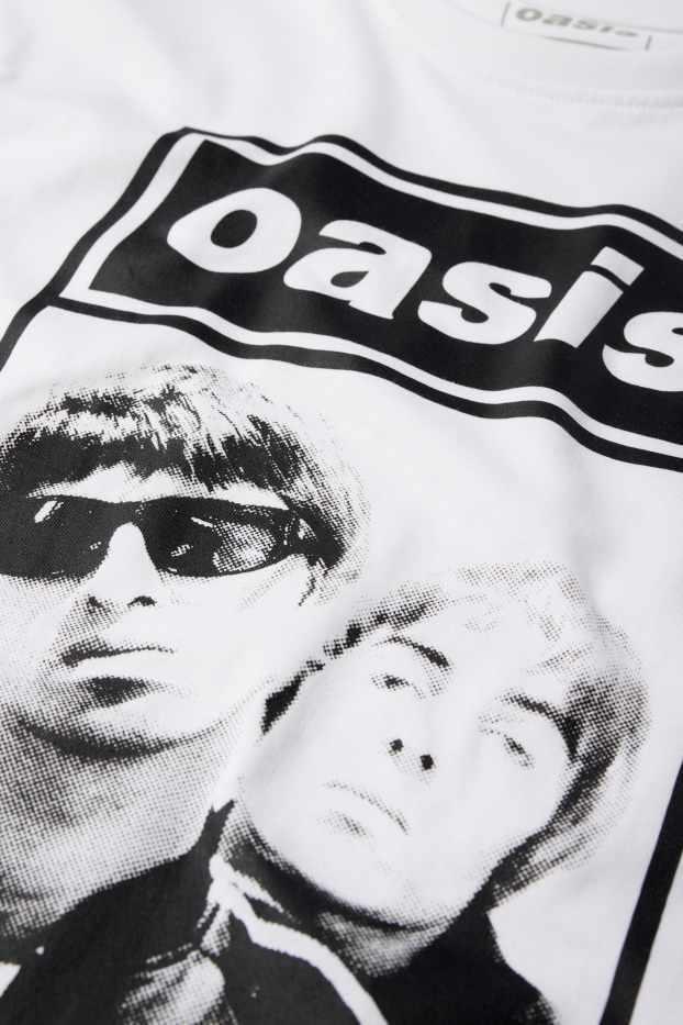 Copii - Băieți - Oasis - tricou cu mânecă scurtă - alb