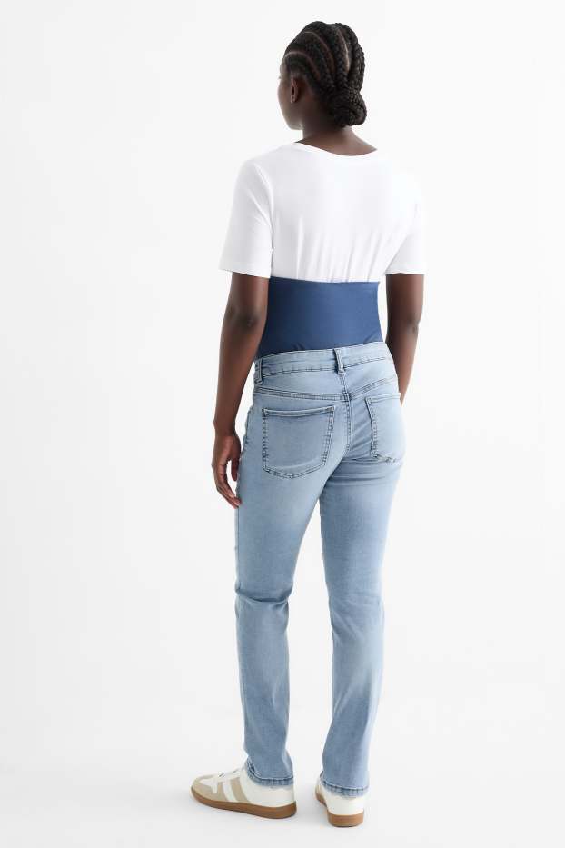 Femei - Jeans gravide - slim jeans - LYCRA® - denim-albastru deschis