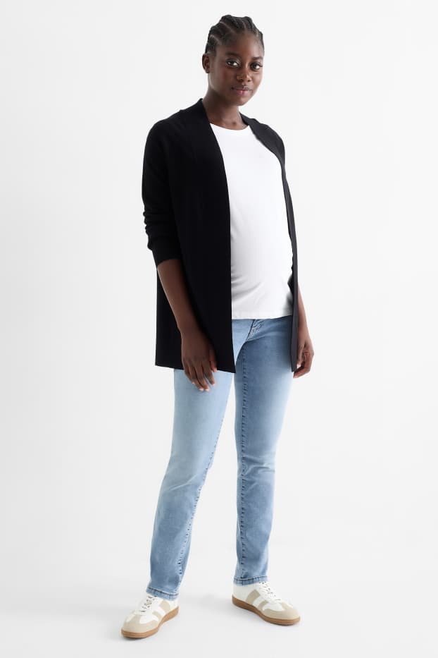 Femei - Jeans gravide - slim jeans - LYCRA® - denim-albastru deschis