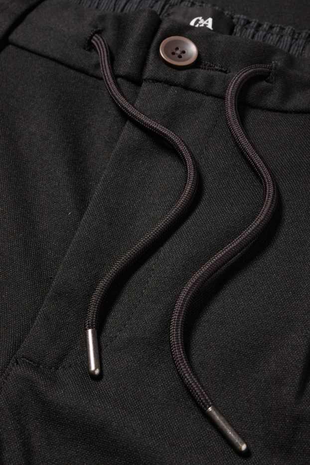 Bărbați - Chino - tapered fit - negru