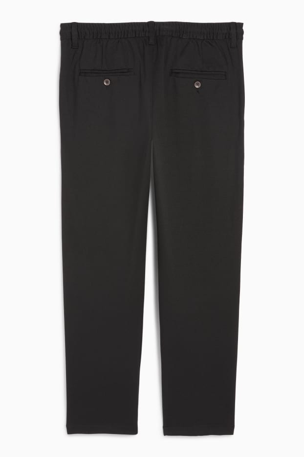 Bărbați - Chino - tapered fit - negru