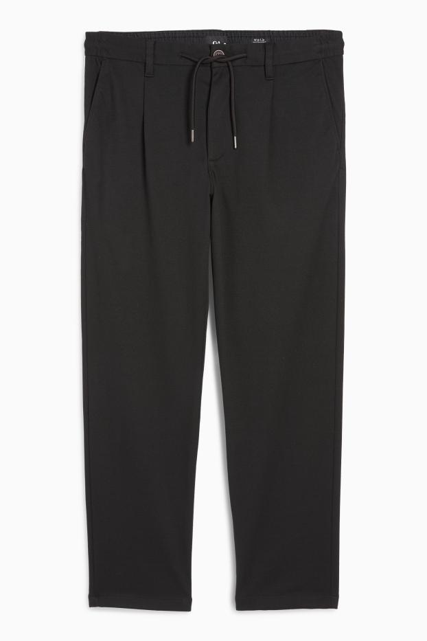 Bărbați - Chino - tapered fit - negru
