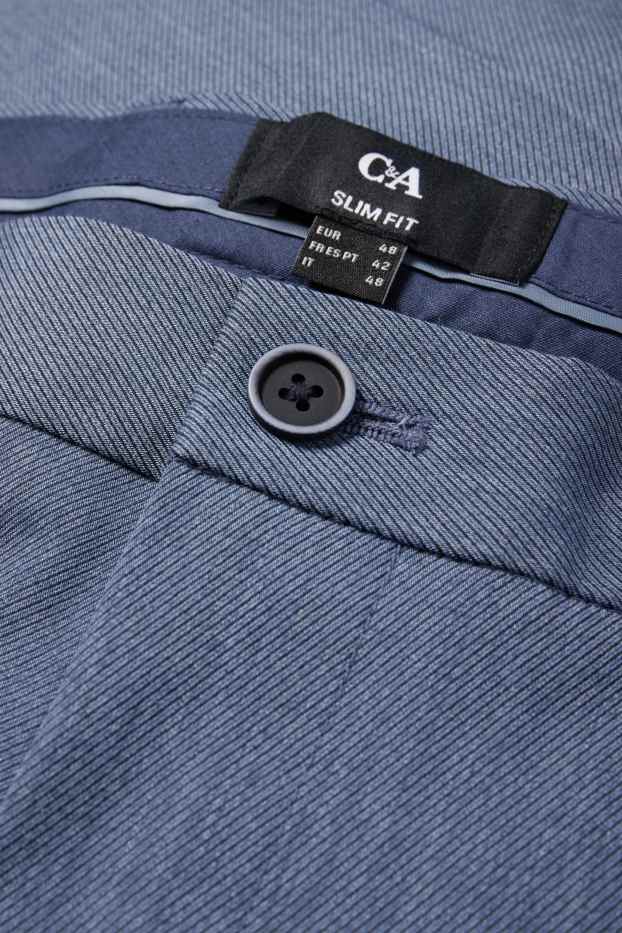 Bărbați - Pantaloni modulari - slim fit - Flex - albastru