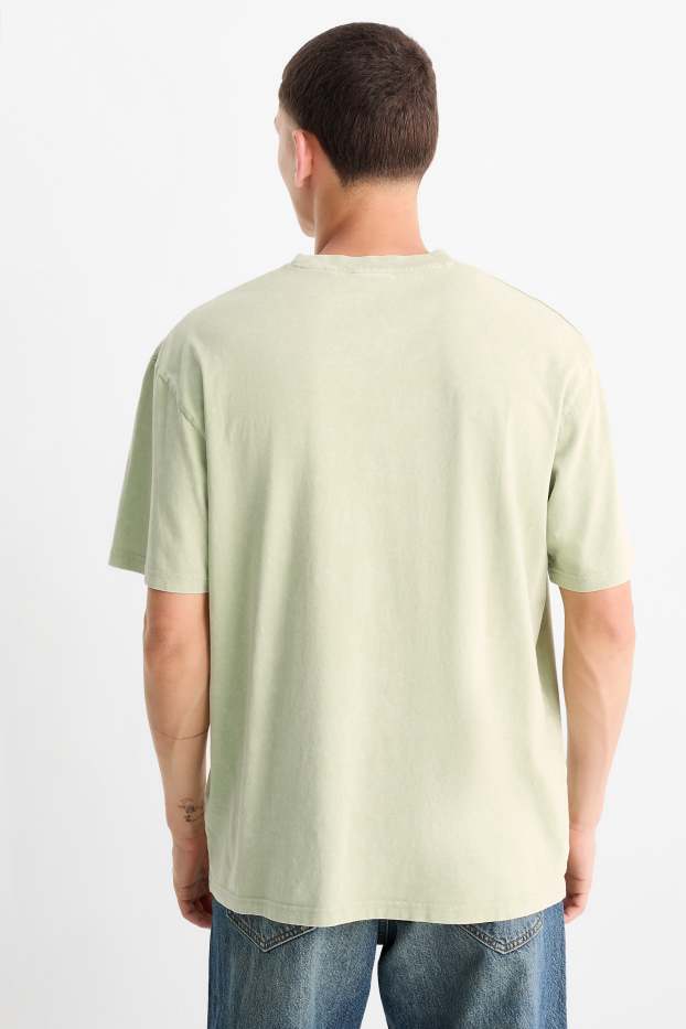 Bărbați - Tricou - relaxed fit - verde mentă