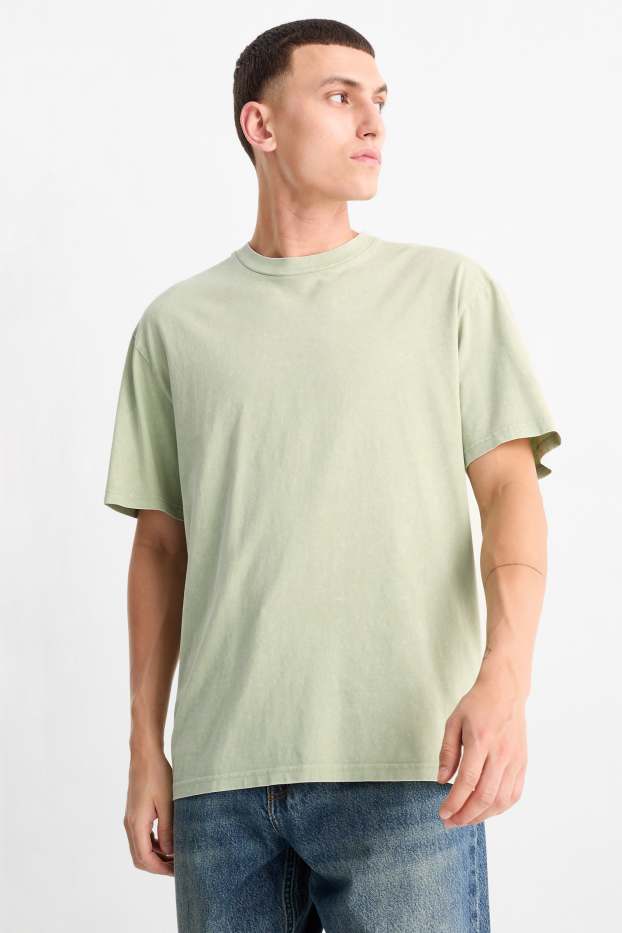 Bărbați - Tricou - relaxed fit - verde mentă