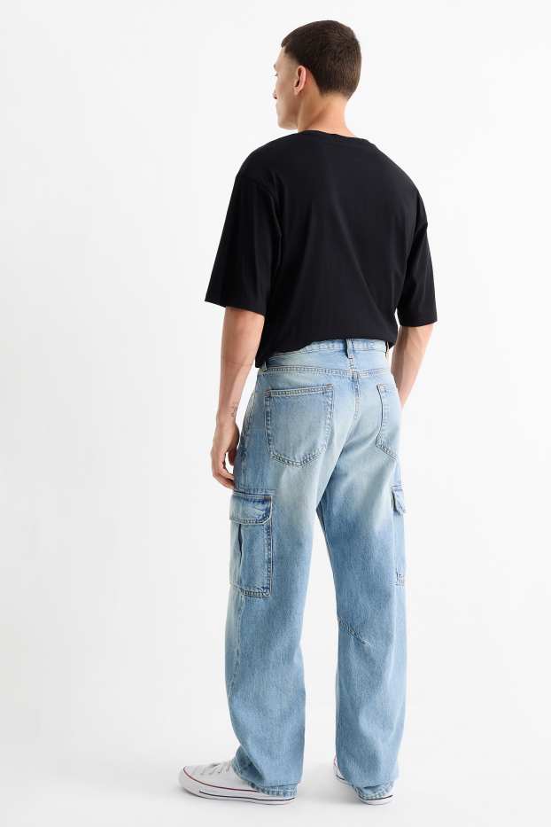 Bărbați - Cargo jeans - denim-albastru deschis