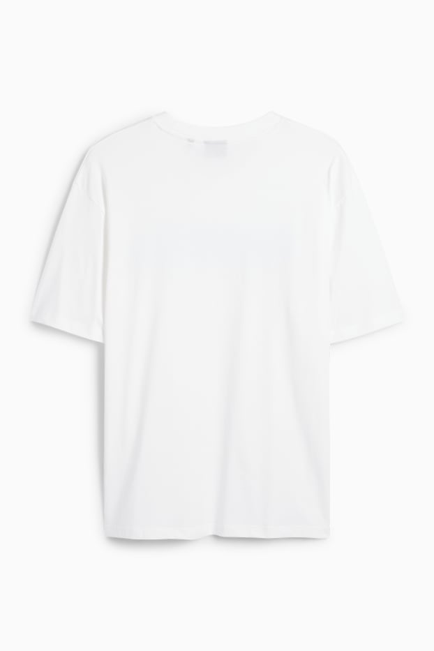 Bărbați - Tricou - relaxed fit - alb