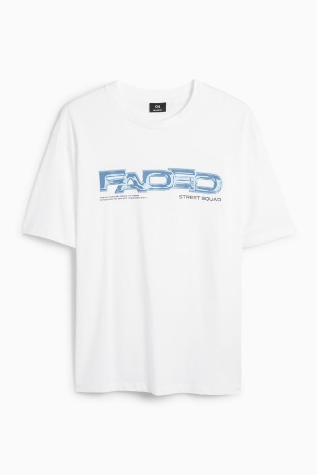 Bărbați - Tricou - relaxed fit - alb