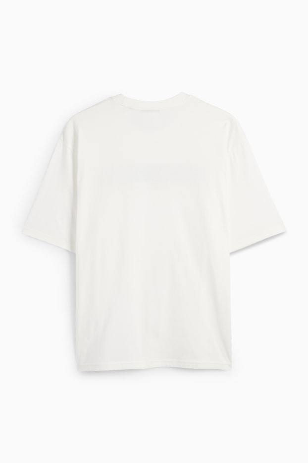 Bărbați - Tricou - relaxed fit - alb