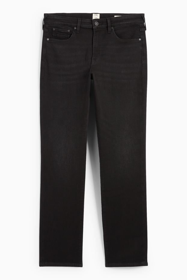 Bărbați - Straight jeans - LYCRA® - denim-gri închis
