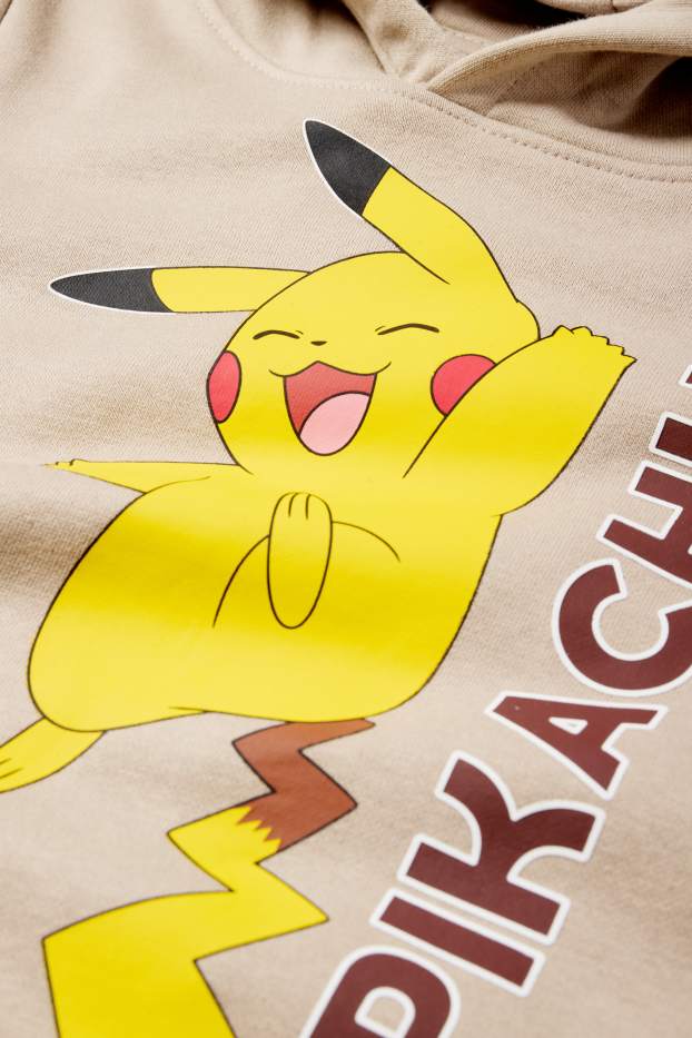 Copii - Băieți - Pokémon - Pikachu - hanorac - bej