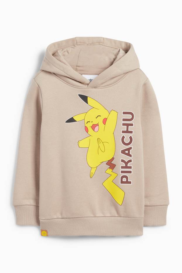 Copii - Băieți - Pokémon - Pikachu - hanorac - bej