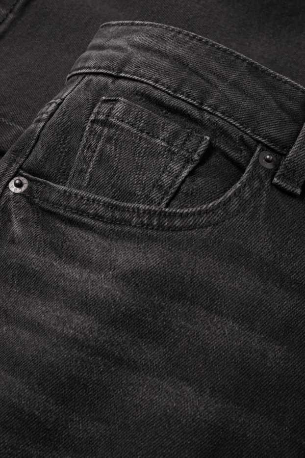 Femei - Bootcut jeans - talie înaltă - denim-gri închis